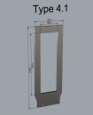 Light-Blade Type 4.1 inkl. Halter (55mm Aufnahme)